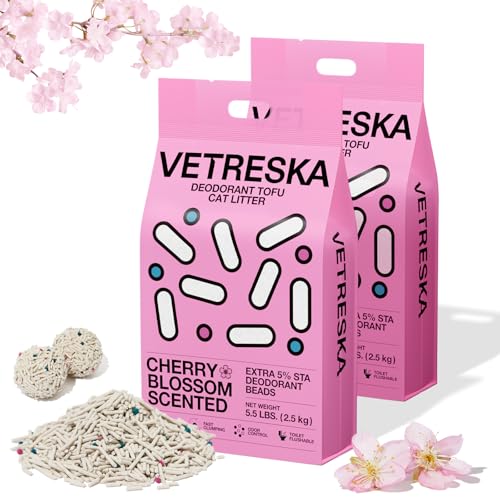 Cherry Blossom Tofu Cat Litter (2 bag)