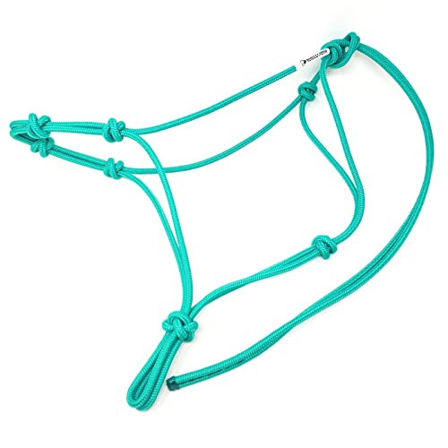Horse Rope Training Halter (Turquoise / Small)