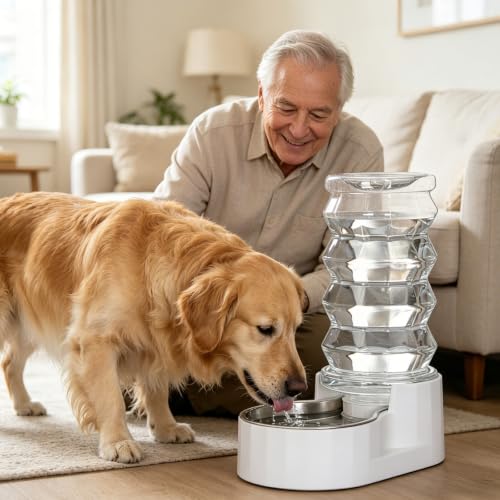 8L Gravity Dog Water Dispenser (8L / White)