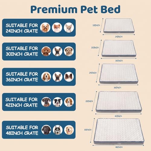 Reversible Dog Bed Mat (M（30"x 20"x 2"）)