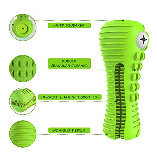 Dog Toys for Aggressive Chewers Large Medium Breed Indestructible Chew Toys (Grass Green)
