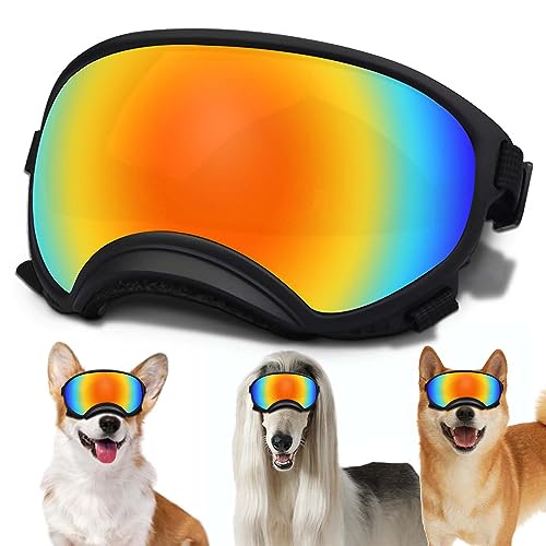 Medium Dog Sunglasses with Adjustable Strap UV Protection