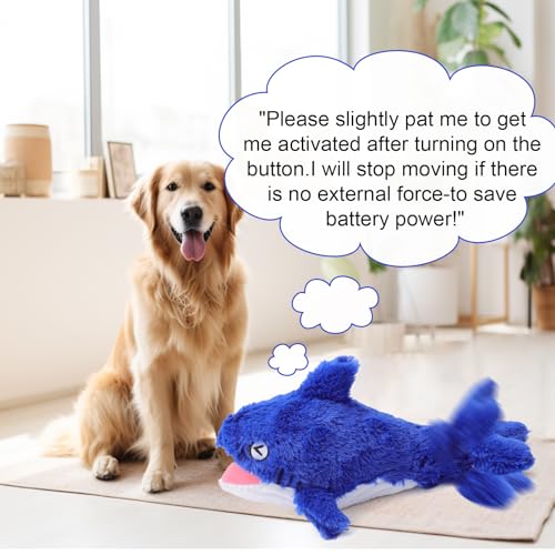 Interactive Dog Toy Shark (Shark)