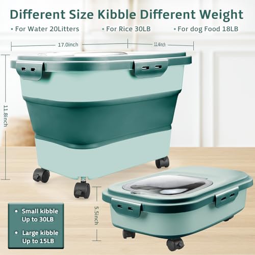 Rice Storage Containers (Green)