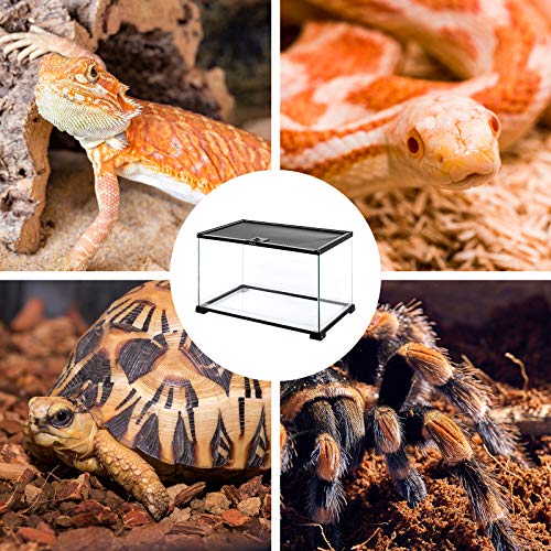 Full Glass 15 Gallon Reptile Tank (20"W X 12"D X 14"H (15 Gallon))