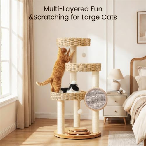 Zonoria Cat Tree Tower for Large Cats