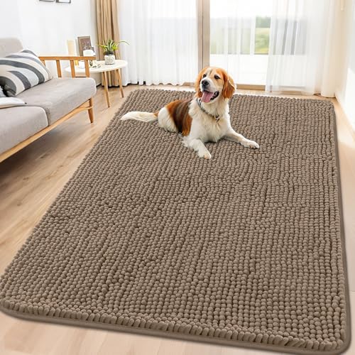 Dog Door Mat for Muddy Paws 70x32 (Camel / 70"X32")