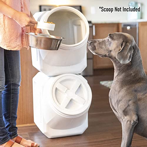 Vittles Vault Airtight Stackable Pet Food Storage Container Up to 60lbs (60 Pounds)