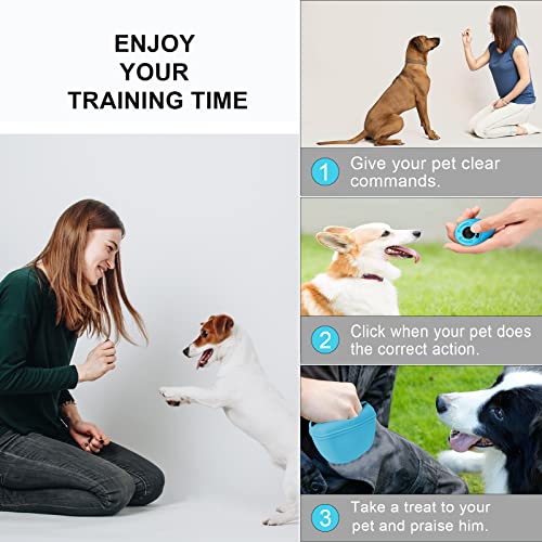 Dog Clicker Training Kit (Sky Blue)