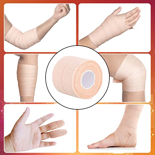 16 Rolls Self Adhesive Elastic Sports Bandage Tape (2 Inch x 5 Yard)