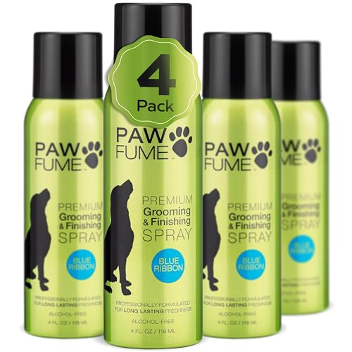 PAWFUME Dog Perfume Spray for Grooming (4 Fl Oz (Pack of 4))