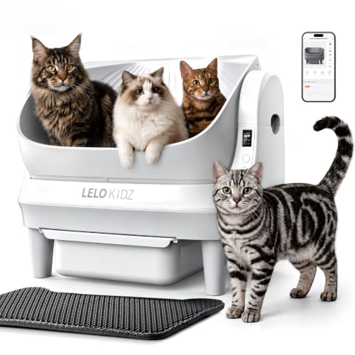 Self Cleaning Litter Box (White)