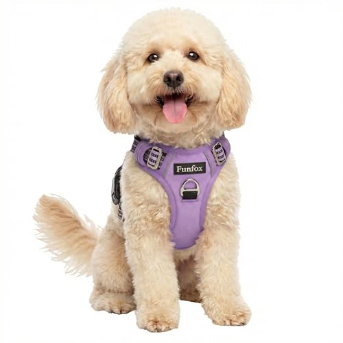 Dog Harness No Pull (Purple / Small)