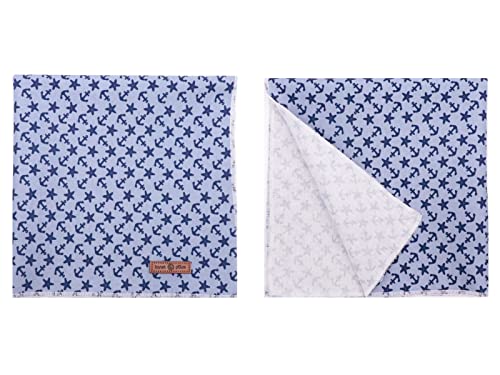 Summer Dog Bandana (Anchor / Large (Pack of 1))