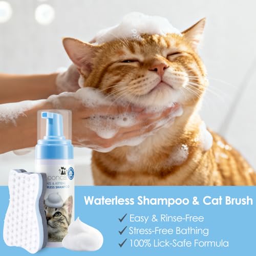 Waterless Cat Shampoo & Grooming Kit