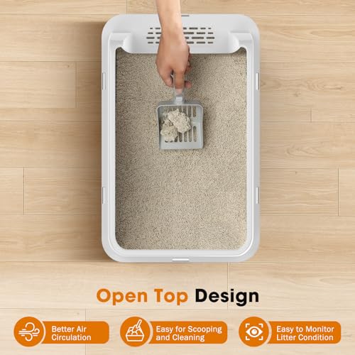2PACK Stainless Steel Litter Box (Silver Grey / XL)