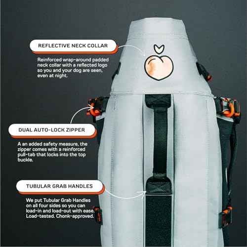 Maxine One Dog Backpack Carrier for Medium Dogs (Gray)