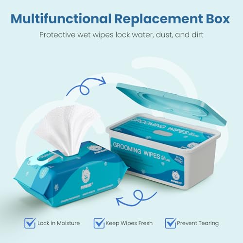 Pet Wipes for Dogs & Cats (1 Box-100 Count)
