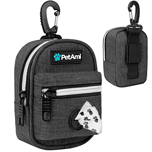 Dog Poop Bag Holder for Leash (Charcoal Gray / 1 Count (Pack of 1))