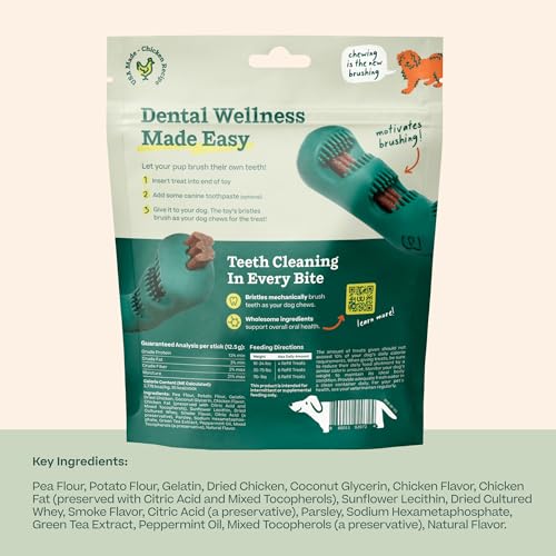 Bite n' Brush Dog Dental Sticks