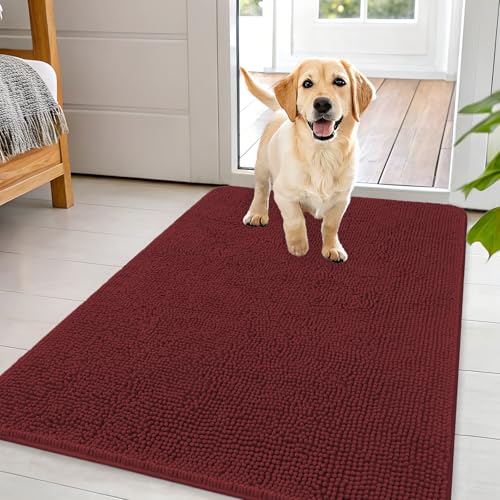 Dog Door Mat for Muddy Paws 44x32 (Caramel Russet / 44" X 32")