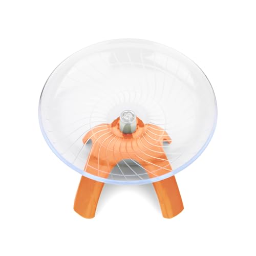 Silent Hamster Exercise Running Wheel Flying Saucer (Orange)
