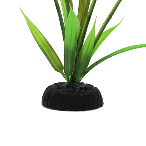 Silk Aquarium Plants for Betta Fish Tank (Green / 8 Inch)