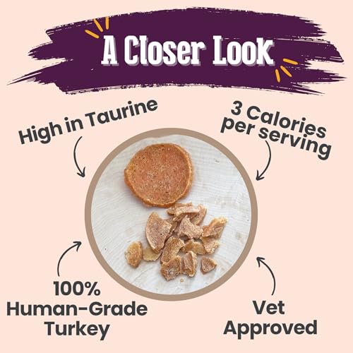 Turkey Cat Treat Crumbles 100% Natural