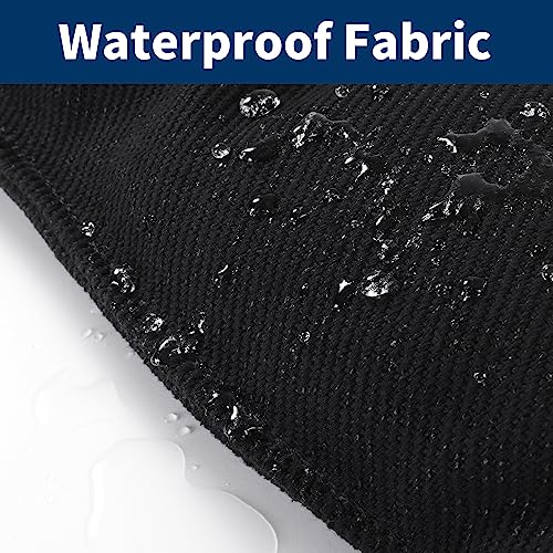 Chew Proof Indestructible Dog Beds for Aggressive Chewers (18"x29" / Black)