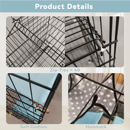 3 Tier Cat Cage Indoor (23.6"L x 16.5"W x 38.2"H)