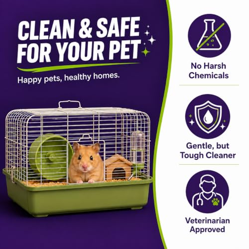 Amazing Small Animal Cage Cleaner (16 Fl Oz (Pack of 6))