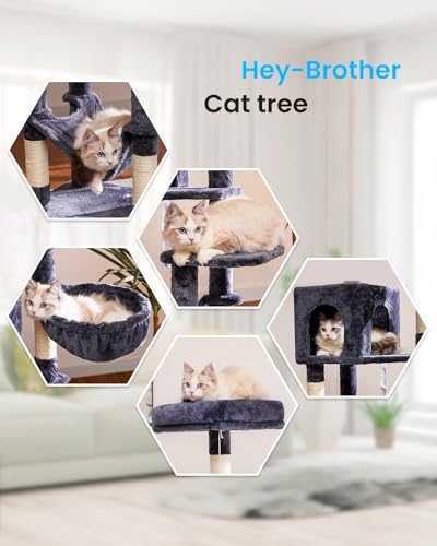 Cat Tree Multi (Smoky Gray / 60.6 Inches)