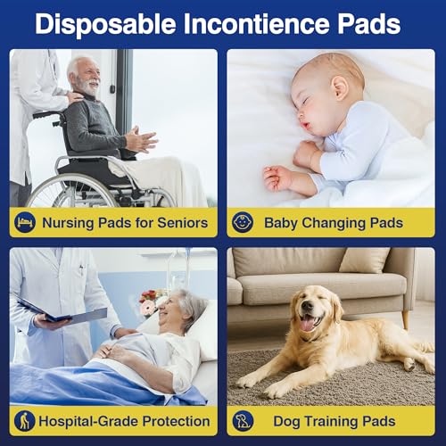 36" x 36" 100 Count Bed Pads Disposable (36"x36"(100 Count))