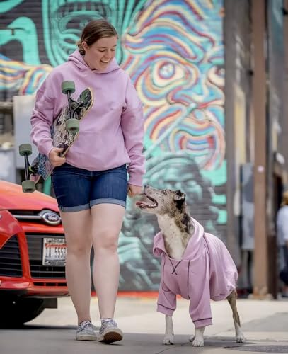 Essentials Dog Hoodie (24 inch (Pack of 1) / Dog Hoodie - Pink Lilac)