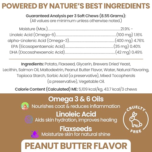 Omega 3 Fish Oil for Dogs (180 Chews)
