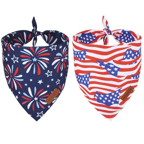 American Flag Dog Bandana (X-Large / Flag-1)