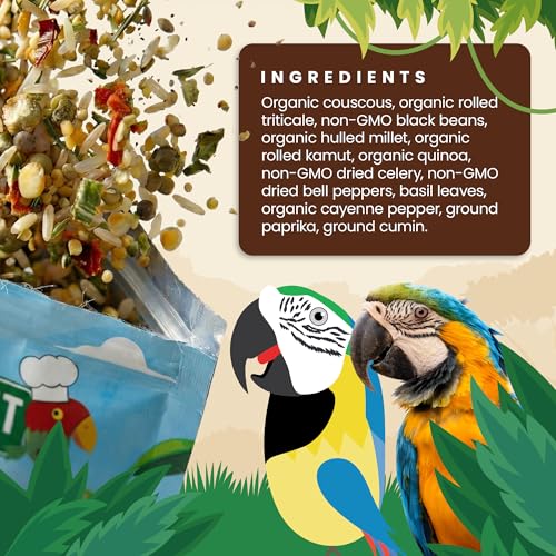 Parrot Food for Parakeets & Cockatiels (1.25 Pound (Pack of 1))