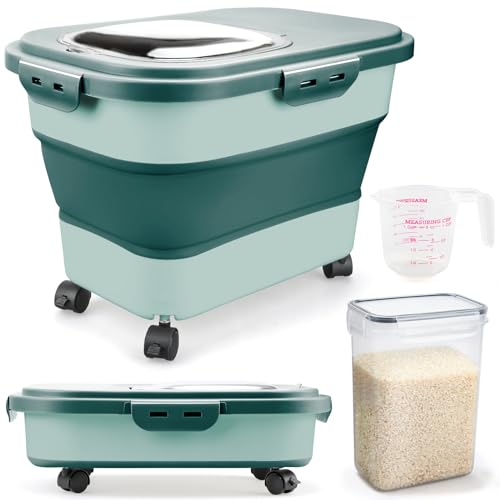 Rice Storage Containers (Green)