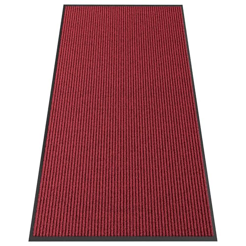 Indoor Outdoor Door Mat (Red / 3' x 6' (Rectangular))