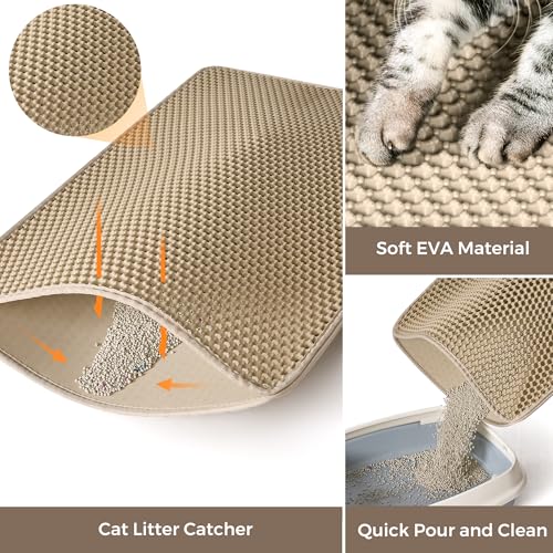 Large Cat Litter Box Enclosure (30.3'' L X 18.2'' W X 20.5'' H / Natural)