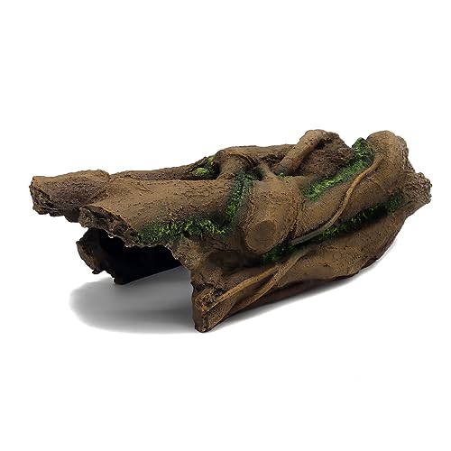 Aquarium Resin Bark Terrarium Decor Lizard