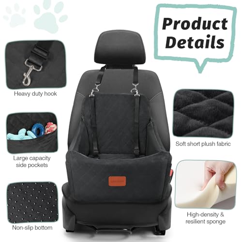 Dog car seat for Medium Dogs (Black / Medium)