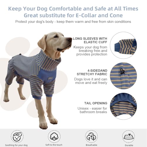 Dog Pyjamas PJS Sweater Clothes and Home Clothing Suitable for Large to Giant Breeds of Dogs