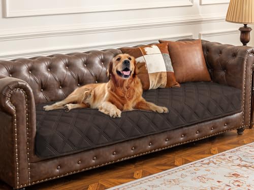 Waterproof Dog Bed Cover Pet Blanket with Anti (30x100 Inch (Pack of 1) / Chocolate)