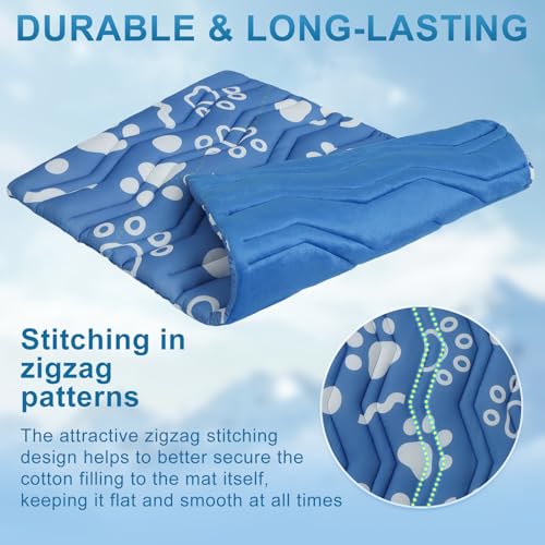 Cooling Mat for Large Dogs (Navy Blue / 48.0"L x 28.0"W x 1.0"Th(L))