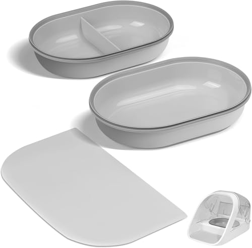 Cat Feeder Bowl (2 Bowl & 1 Mat)