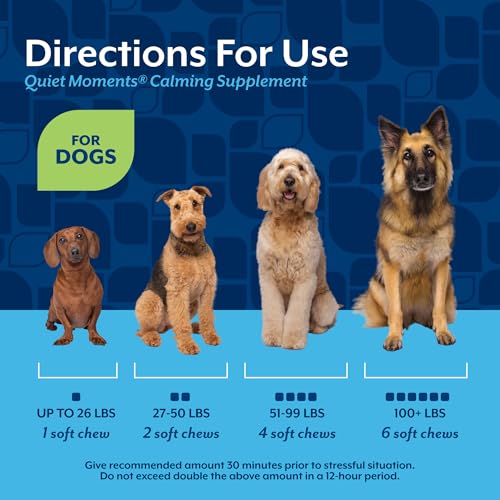 Quiet Moments Calming with Melatonin Dog Supplement (70 Count (Soft Chews))