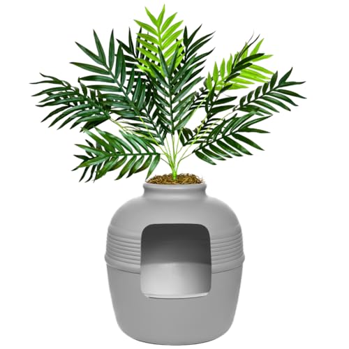 Original Hidden Litter Box Planter (Stone Gray)