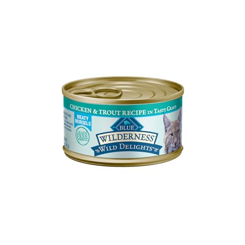 Wilderness Chicken & Trout Wet Cat Food (3 Ounce (Pack of 24))