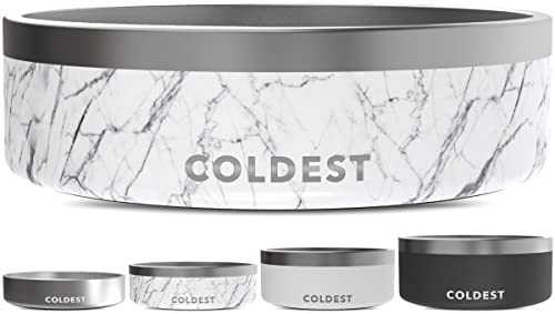 Coldest Dog Bowl (42 oz / Carrara Marble)